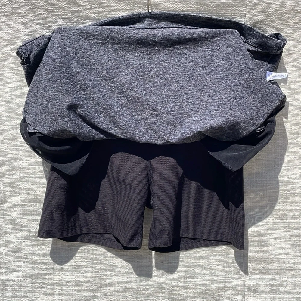 Athleta Women’s Modern Metro Skort Black Heather Size Large Tall (LT)